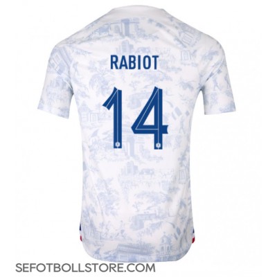 Frankrike Adrien Rabiot #14 Replika Bortatröja VM 2022 Kortärmad